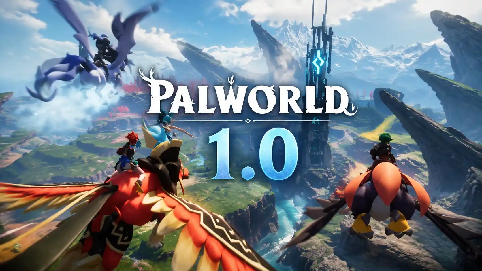 Palworld 1.0 explode no Steam com 360 mil jogadores simultâneos