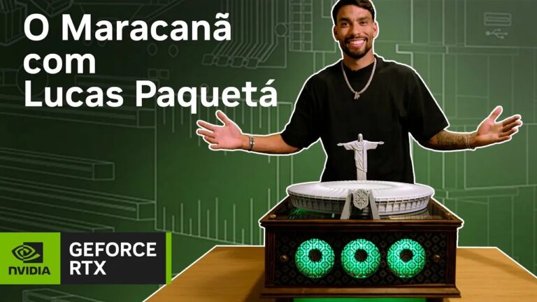NVIDIA cria PC gamer inspirado no Maracanã para Lucas Paquetá