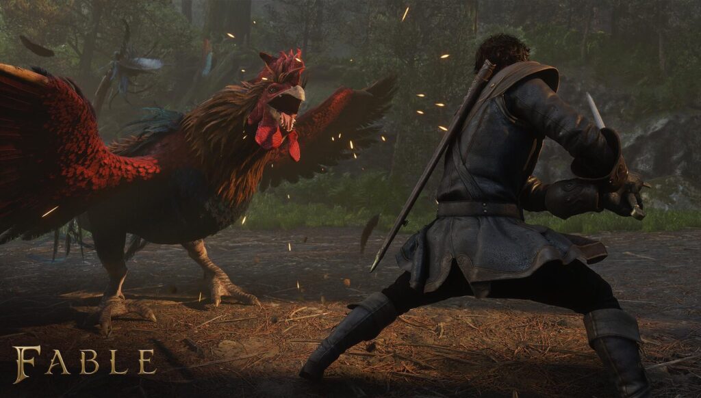 Fable mostra 16 minutos de combate com magia, armas e criaturas