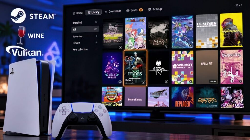 Playden: app roda jogos do Steam no PS5 com jailbreak