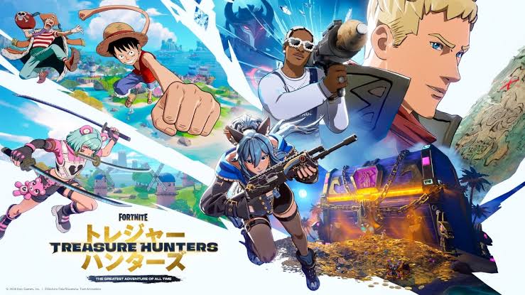 Fortnite x One Piece: Luffy, Ace e Buggy chegam na nova temporada